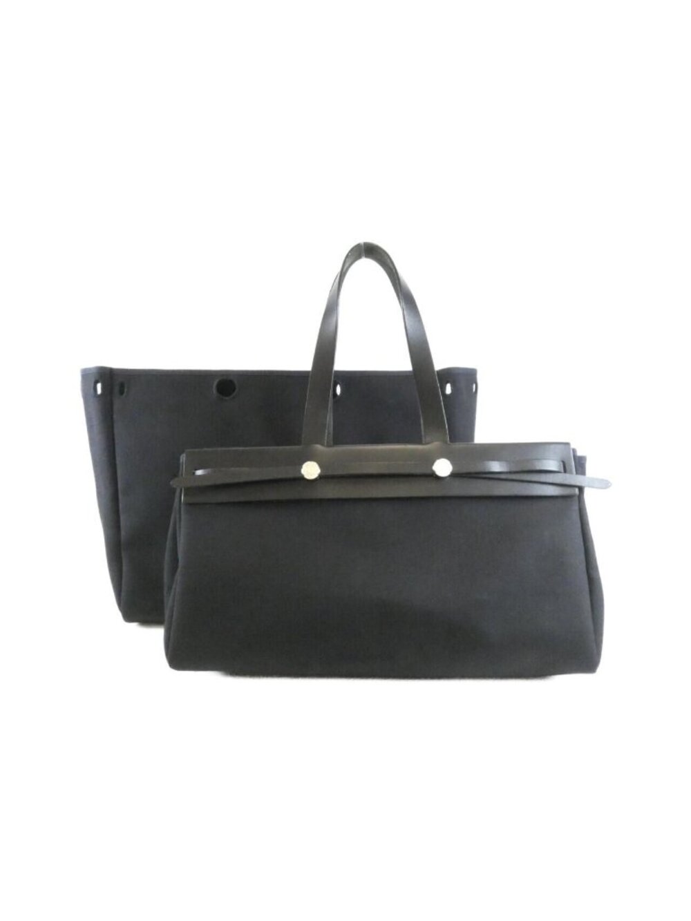 Hermes Herbag Bag Handbag Black